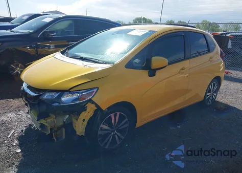 2019 Honda Fit Ex из США, поврежденный, VIN 3HGGK5H85KM724543